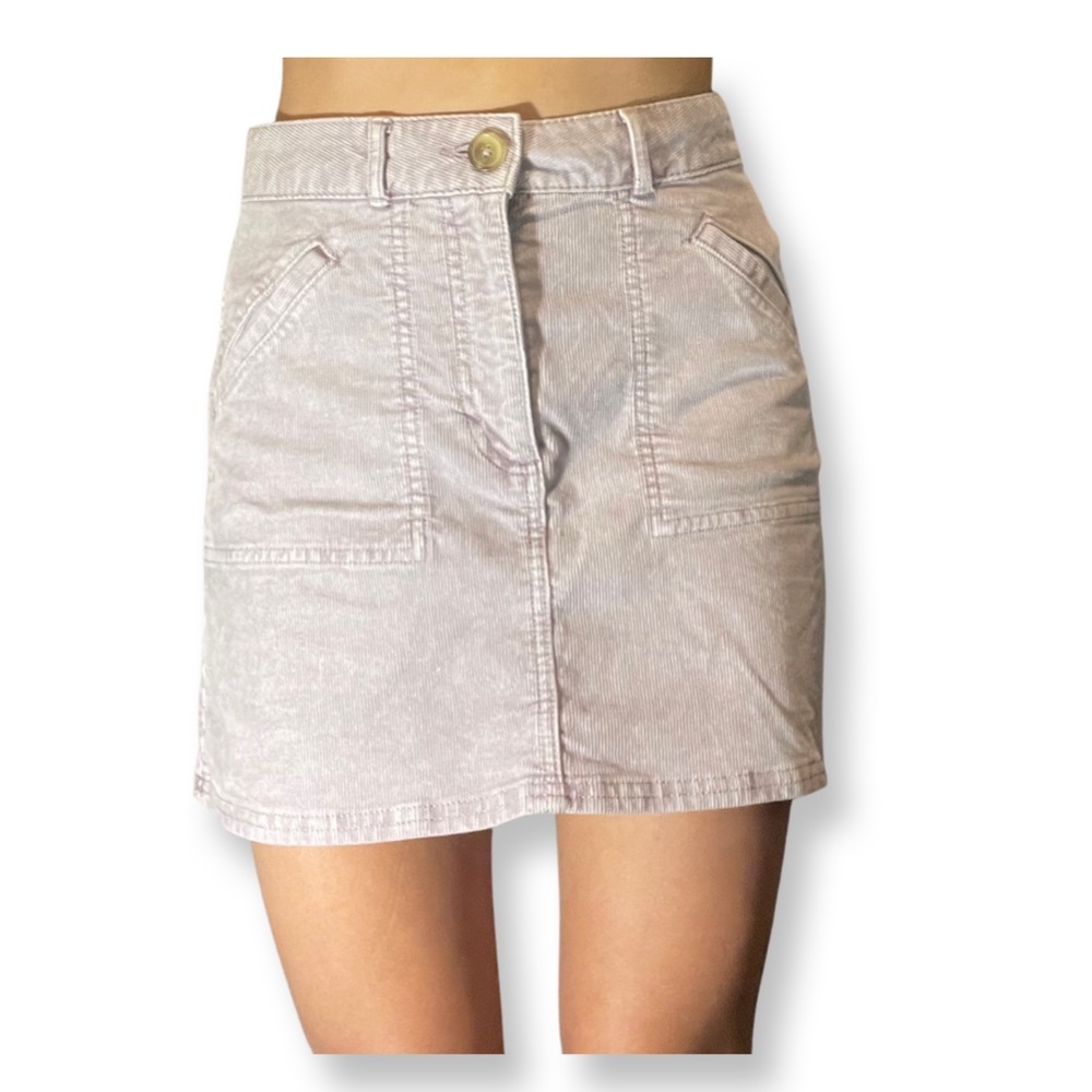 American Eagle Lilac suede skirt